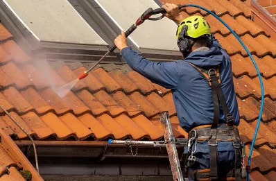 Démoussage et hydrofuge de toiture à Alquines
